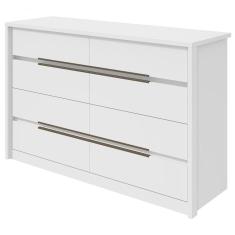 Comoda Urban 8 Gavetas - Lopas Branco