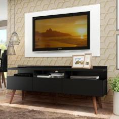 Rack Londres e Painel para TV Sala de Estar Madesa