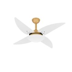 Ventilador De Teto Dourado Sala Turbo Quad 4 Pás Ventax 220V - Single 
