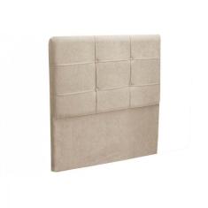 Cabeceira Cama Box Solteiro 90cm London Bege