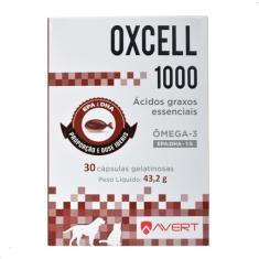 Avert Suplemento Oxcell Para Cães E Gatos Avert 30 Cápsulas - 1000 Mg Multicor