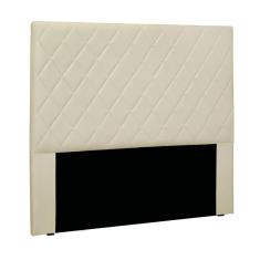 Cabeceira Cama Box Queen 160 Cm Dubai Veludo S04 - D`rossi Cor Bege
