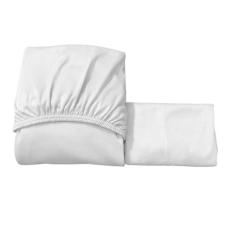 Lençol Casal Padrão Liso Malha Gel + Fronhas - JGM CONFECÇÕES, BRANCO