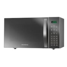 Forno de Micro-ondas Mondial Line MO-02-34-E com Função Manter Aquecido Cinza Espelhado - 34L