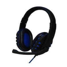 Headset Gamer Bit Hs206 Usb Oexgame Led Azul Microfone Preto - OEX GAM