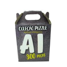 Quebra-Cabeça Pássaro Colorido 300 Peças Coleção AI 40x29cm - Tea&Amor