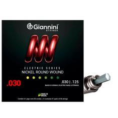 Encordoamento P/ Baixo Giannini 6 Cordas Geebrlx6 0.030 / 0.125