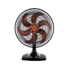 Ventilador de Mesa Ventisol 135W 45cm 6 Pás 3 Velocidades Preto Bronze Ventilador Osc Mesa Turbo 50cm 220V