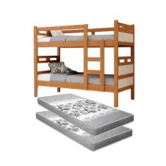 Beliche Solteiro Jaspe Nature Off White MDF Estrado Madeira Vira 2 Cam