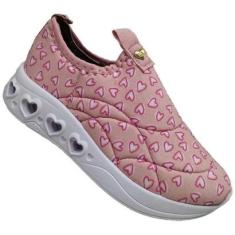 Tênis Molekinha Com Luz 2550.100 Multi Rosa-Feminino