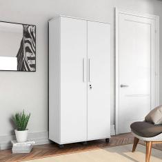 Guarda Roupa Solteiro 2 Portas Gold - Branco