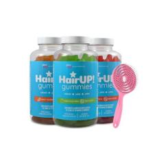 Kit 3 Suplemento Alimentar Goma Cabelos Pele Unhas - Hair Up - Glam Up