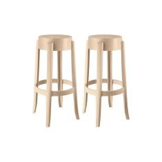 Kit 2 Banqueta de Cozinha Shine UZ8007 2 Un Capuccino - Kappesberg