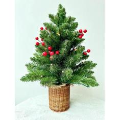 Mini Árvore de Natal Taokftly de 24 Polegadas para Mesa