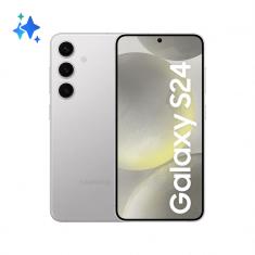 Imagem de Smartphone Samsung Galaxy S24 128GB 5G - Cinza, Galaxy AI, Câmera Tripla 50MP + Selfie 12MP, RAM 8GB, Tela 6.2"