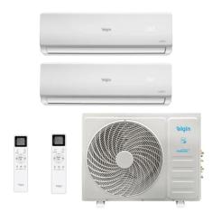 Ar Condicionado Bi-Split Inverter Elgin 18.000 Btus Quente e Frio 220v (2X Evap hw 09.000) Plus R-32 Wi-Fi