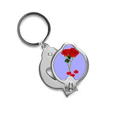 Cortador de unhas de dedo para dia dos namorados, tesoura de aço inoxidável