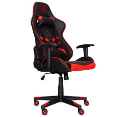 Cadeira Gamer Dazz Prime-X Com Apoio de Braço - Preto/Vermelho