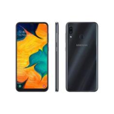 Usado: Samsung A30 64 GB Preto - Regular