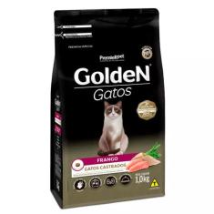 Ração Golden Gatos Castrados Adultos Sabor Frango 1 kg - PREMIER