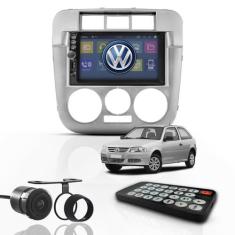 Kit Central Multimídia Mp5 7" 2 Din Bt Espelha Dvd Vw Gol G4 - First O