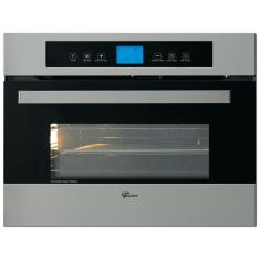Forno Elétrico de Embutir Fischer Platinium 43L Inox com Timer Digital Dourador Turbo e Display
