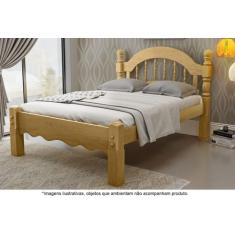 Cama Casal em Madeira Maciça Torneada 1,40 Siena Imbuia - Straub Web