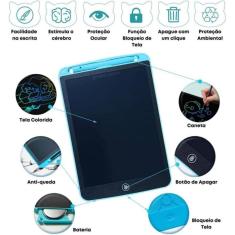 Lousa Magica Infantil Digital 10 Lcd Tablet Desenho Premium