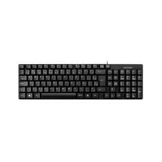 Teclado Multi Slim Resistente à Água, ABNT2, Preto - TC193