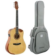 Violão Eletroacústico Strinberg Sd301hcr Folk Natural Satin