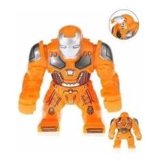 Boneco Big Blocos De Montar Grande Homem De Ferro Mk36