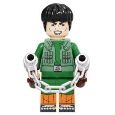 Boneco Blocos De Montar Might Guy Naruto Mangá