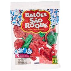 Balão N.090 Melancia Sortidos - Pacote com 25, São Roque