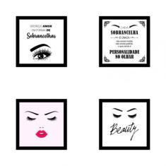 Kit Quadros Decorativos Em Mdf Designer De Sobrancelhas 24 - New Decor