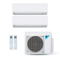 Ar-Condicionado Multi Split Inverter Daikin 18.000 BTUs (2x Evap HW 12.000) Quente/Frio 220V