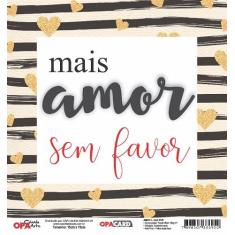 Papel Scrapbook Opacard Amor 3 15X15 2747 Opa