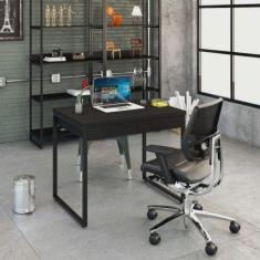 Mesa para Escritório 90cm 2 Gavetas Kuadra