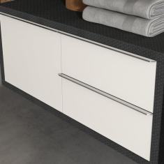 Gabinete para Banheiro Suspenso Pró Grafen Branco