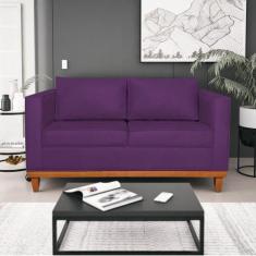 Sofá 3 Lugares Europa 180 cm Estilo Conforto e Elegância Suede - Amare