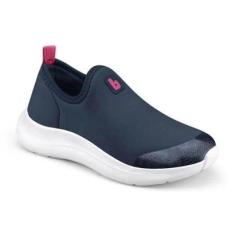 Tênis Infantil Menina Bibi Action Azul Naval e Pink-Feminino