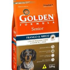 Raçao Golden Formula Senior Frango E Arroz 3Kg