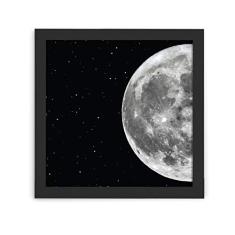 Quadro Decorativo Moldura Slim Preto Design Up Colorido 44x44