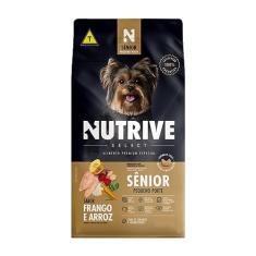 Ração Cães Nutrive Select Senior Pequeno porte Frango e Arroz 10kg