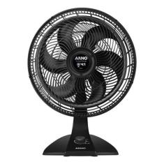 Ventilador de Mesa e Parede Turbo Arno VF42 - 127V Preto