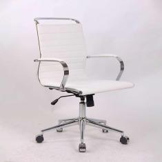 cadeira de escritório diretor giratória prime branca