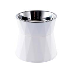 NAHANGPET Tigelas elevadas para gatos, tigelas elevadas para comida e água, tigelas de comida de gato benéficas para digestão, altura resonável para gatos, alívio de bigodes, fácil de limpar, 368 g