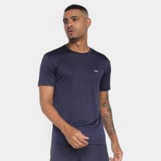 Camiseta Mizuno Nirvana Masculina, Azul escuro, P