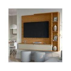Painel para TV Sublime Cumarú/Off White - Patrimar Móveis