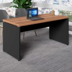 Escrivaninha Escritório 150cm x 70cm Pé Painel F5 Office - F5 Office G