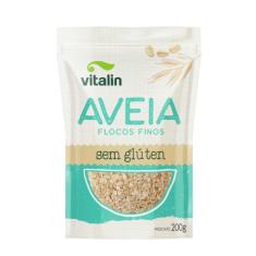Aveia Vitalin Flocos Finos Sem Glúten 200g